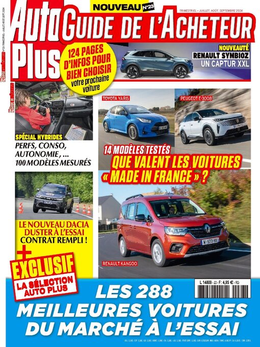 Title details for AUTO PLUS GUIDE DE L'ACHETEUR by Editions Mondadori Axel Springer (EMAS) - Available